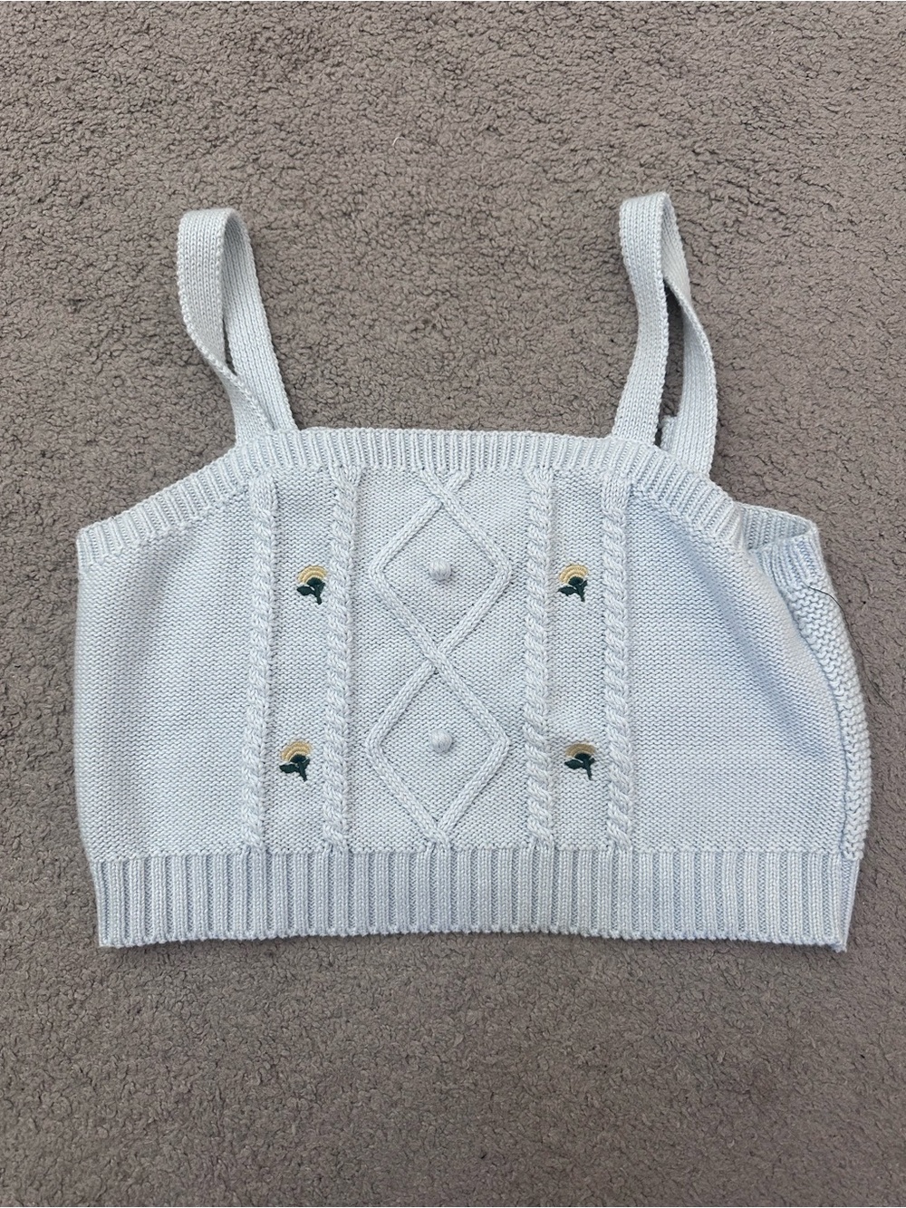 Knit Crop Tank Sweater